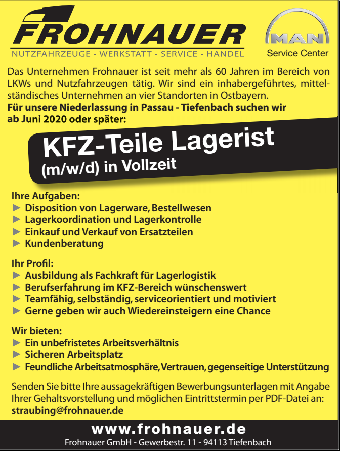 Stellenausschreibung
